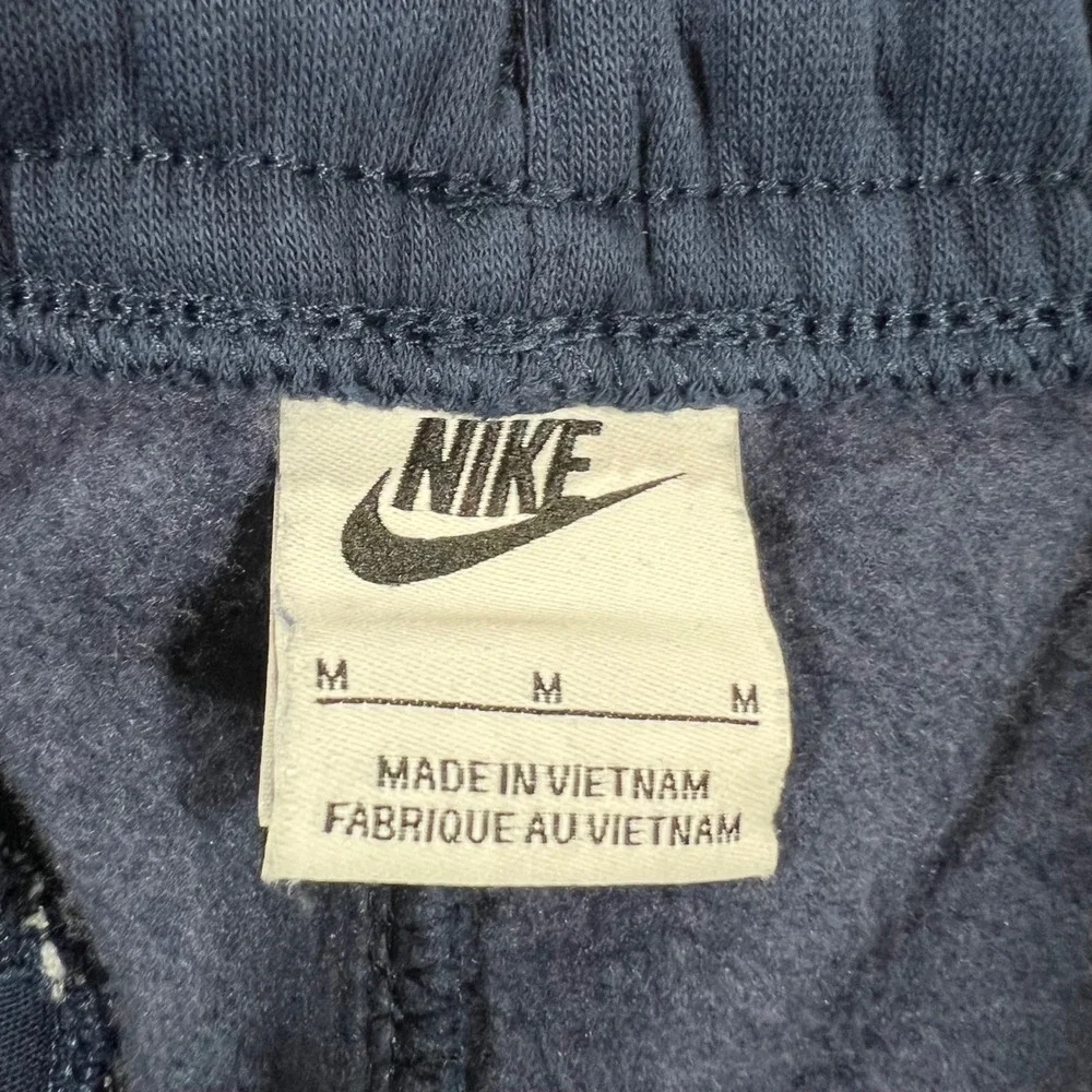 NIKE Jogger Sweatpants Mens M Navy Blue Encore CJ1616-419‎ Fleece Comfy
